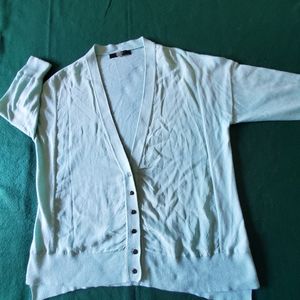 ♡♡♡♡♡  Teal 3/4 length sleeve knitted cardigan.